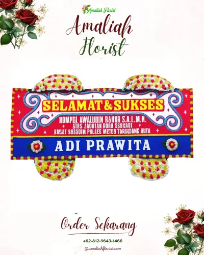 Karangan Bunga Ucapan Selamat parakansalam